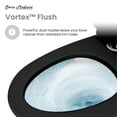 thumbnail image 6 of St. Tropez One-Piece Elongated Toilet Vortex Dual-Flush in Matte Black 1.1/1.6 gpf, 6 of 14