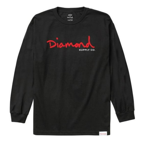 Diamond Supply Co Snake L/S T-shirt Black