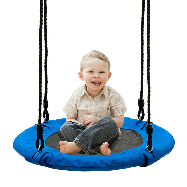 24 "dish-shaped hammock chair swing multi-seat platform cushion indoor and outdoor children's circular hanging sky swing lounge chair park