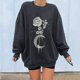 thumbnail image 2 of Sudadera con estampado de cambio de cuello redondo de manga larga suelta con estampado de sol y luna divertido vintage para mujer Pompotops gfhjh10505, 2 of 7