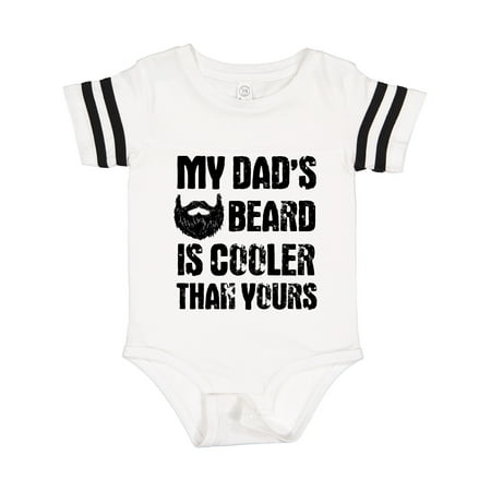 

Inktastic My Dad s Beard is Cooler Than Yours Gift Baby Boy Bodysuit