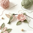 thumbnail image 4 of Yardvibe Flower Garden Cascade DIY Crochet Kit, Step-by-Step Tutorials with Soft Yarn & Hook for Beginners, Boho Macrame Window Home Decor Handmade Gift, 4 of 7