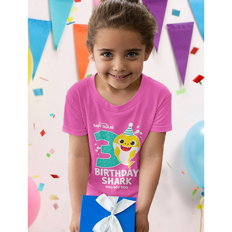 Baby shark birthday t shirt 2025