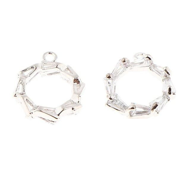 2 paquetes de hermosos aretes colgantes para joyas para mujeres y niñas 14x11x2mm Zulema Pendiente caída cuelga