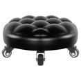 thumbnail image 2 of Minimalist Modern Stool with Wheels Decorative Durable Portable Toddler Stool black, 2 of 9
