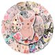 thumbnail image 1 of Pegatinas Sphynx con dibujos animados de anime de gato sin pelo, 50 unidades, PVC, 1 of 3