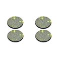 thumbnail image 3 of yingyy Pack of 2 PVC Plastic Automobile Cup Holder Mat Portable Waterproof Washable Anti-slip Rhinestone Pad Accessories Colorful 2Set, 3 of 6