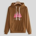 thumbnail image 4 of LYXSSBYX Sweatshirts for Women 2 Piece Set Women's Casual Christmas Printed Hooded Drawstring Loose Long Sleeve Sweatshirt Tops and Long Pants Set Suits, 4 of 4