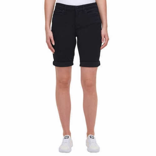 DKNY DKNY Jeans Women's MidRise Bermuda Shorts, Black 12 NEW