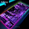 thumbnail image 3 of Gaming Mouse Pad RGB Neon Japanese Art Computer Mouse Pad Large Gaming LED Mousepad XXL Mause Pads PC Gamer 900x400mm Desk Mat, 3 of 5