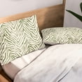 thumbnail image 2 of Society6 Modern Tropical Gold Sunflower Pillow Sham Cotton King Set of 2 Kit, 2 of 3