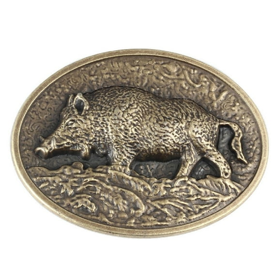 Fachoice Wild Pig Belt Buckle for Men Hog Boar Belt Buckle, Vintage Pig Belt Buckle Pig Animal Belt Buckle Pig Hog Western Belt Buckle