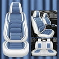 thumbnail image 3 of OTOEZ Universal Car Seat Cover, 5-Seat Full Set PU Leather, Front Rear Seat Protector, Waterproof Cushion Fit Most Honda Toyota Chevy Ford Nissan Vehicle Truck SUV, 3 of 10