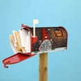 thumbnail image 6 of Christmas Mailbox Covers, Magnetic Post Box Cover Wraps Large Size 25.5x21 in for Garden Yard Decor, 6 of 6