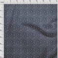 thumbnail image 3 of oneOone Georgette Viscose Dark Navy Blue Fabric Geometric Tortoise & Bird African Dress Material Fabric Print Fabric By The Yard 42 Inch Wide, 3 of 4
