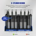 thumbnail image 5 of Mrcartool Car Ultrasonic GDI Fuel Injector Clean Test Machine 110V-220V 6 Cylinders Fuel System Cleaning Diagnostic Tool W/ Color Screen for Gasoline Diesel Car Motorcycle, V310, 5 of 14