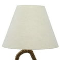 thumbnail image 6 of DecMode 63" Twisted Rope Brown Floor Lamp with Cream Fabric Shade, 6 of 16