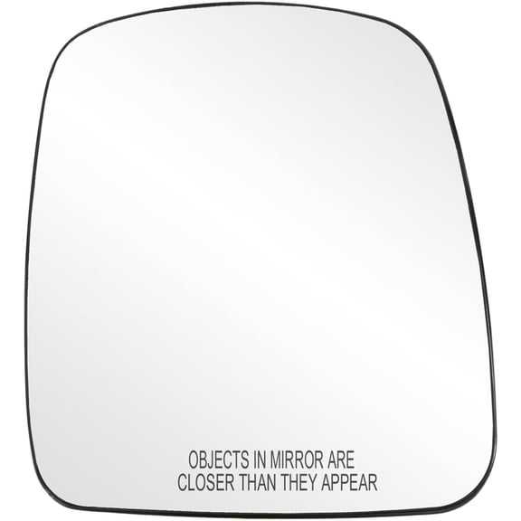 80219 - Fit System Passenger Side Non-heated Mirror Glass w/ backing plate, Chevrolet Express Full Size Van, GMC Savana Full Size Van 03-07, 8 3/ 16" x 7 5/ 16" x 9 3/ 4"