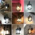 thumbnail image 2 of Lampe Murale Extérieure, Style Traditionnel, Finition Noire Texturée pour Durabilité Améliorée, 2 of 7