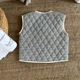 thumbnail image 5 of Otoño Invierno niñas chaleco con forro de piel a cuadros 2-7 Y ropa para niños chaleco Casual cálido chaqueta niños prendas de vestir sin mangas, 5 of 6