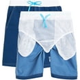 thumbnail image 3 of Big Chill Boys' Rash Guard Set - 2 Piece UPF 50+ Swim Trunks and Long Sleeve Swim Shirt (Little Kid/Big Kid), 3 of 6