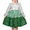 Green Gradient, variant on Sunny Fashion Girls Dress Silver Green Gradient Sequin Long Sleeve Tiered Festive Christmas Winter 8 Years