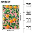 thumbnail image 2 of FORMRS 1-Subject Spiral Notebook 8" x 5" College Ruled 60 Refillable Sheet A5 Hard Cover, Pink Oranges, 2 of 7