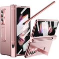 thumbnail image 1 of For Samsung Galaxy Z Fold 4 Case with S Pen & Pen Holder, [Hinge Protection] [Built-in Screen Protector] [Kickstand Feature] All-inclusive Slim PC Phone Case Cover for Z Fold 4 2022 - Blue,Pink, 1 of 7