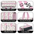 thumbnail image 3 of Teacher Tote Bag,Rainbow Princess Carriage Pattern Teacher Utility Tote Bag,Large Work Tote Bags for Women with Multiple Pockets,Top Zipper Closure,13.8x10.6x6.7 Inch, 3 of 5