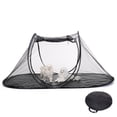 thumbnail image 1 of Tienda de campaña para gatos al aire libre, tienda de campaña para mascotas adecuada para gatos y animales pequeños, tienda de campaña portátil para ejercicio interior con bolsa de transporte negra, 1 of 7