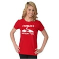 thumbnail image 4 of Funny Mt. Saint Helens Washington WA Womens Slim Fit Graphic Tee Brisco Brands S, 4 of 5