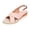 4-Pink, variant on Wedge Sandals for Women Trendy Dress Summer Slide Shoes Arch Support Walking Sandal Adjustable Ankle Strap Wedges Shoe Gold-6