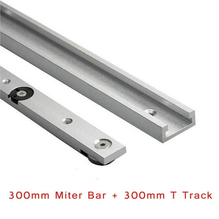 

GLFILL 1Set Aluminum Alloy Miter Bar & Track Slider Table Saw Woodworking Tool Diy