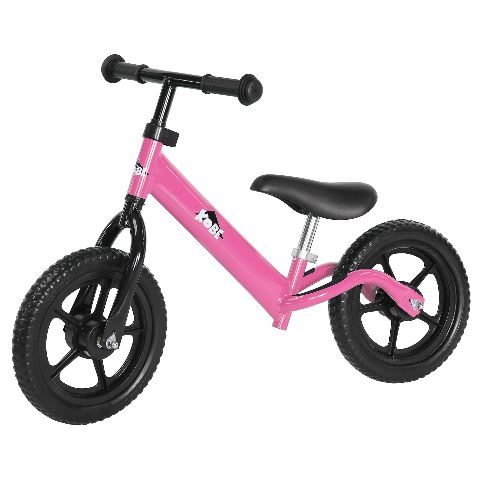 KOBE Steel Balance Running Bike Lightweight No Pedals Perfect Training Bike For Toddlers Kids Pink Walmart