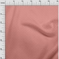 thumbnail image 3 of oneOone Cotton Jersey Red Fabric Asian Tile Sewing Material Print Fabric By The Yard 58 Inch Wide, 3 of 4