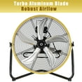 thumbnail image 4 of HICFM 20" 6300 CFM Heavy Duty Shroud Fan with IP44 Enclosed Powerful 1/4 Motor, 4 of 9