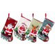 thumbnail image 1 of (AB) Notas para Realizar El Pedido: Juego 4 Calcetines Grandes Lino Suministros Navideña Calcetines Papá Noel Colgantes para Árboles Navidad Calcetines Navideños Bolsas Regalo Bolsas Navideñas, 1 of 9