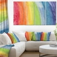 thumbnail image 1 of Impression sur toile « couleurs de l'arc-en-ciel » Design Art, 1 of 3
