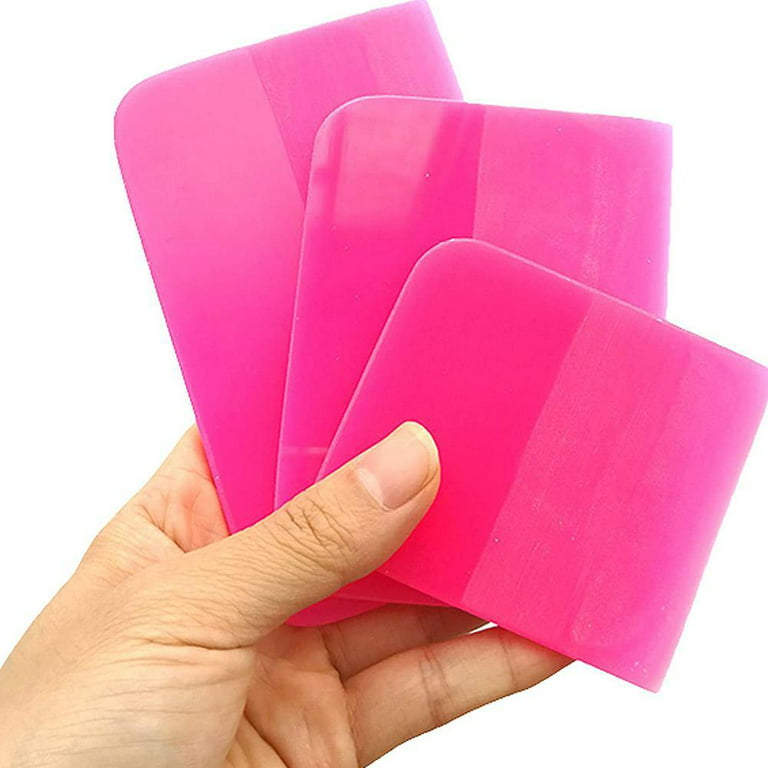 FOSHIO 3PCS Soft Rubber PPF Squeegee Window Tint Wrap Squeegee TPU Wra