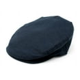 thumbnail image 2 of Hanan Hats Vintage Driving Cap 100% Linen Men's Flat Hat Handcrafted in Ireland, 2 of 4