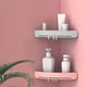 thumbnail image 2 of Set de accesorios de baño, estante para inodoro, montaje en pared, gris, 2 of 4