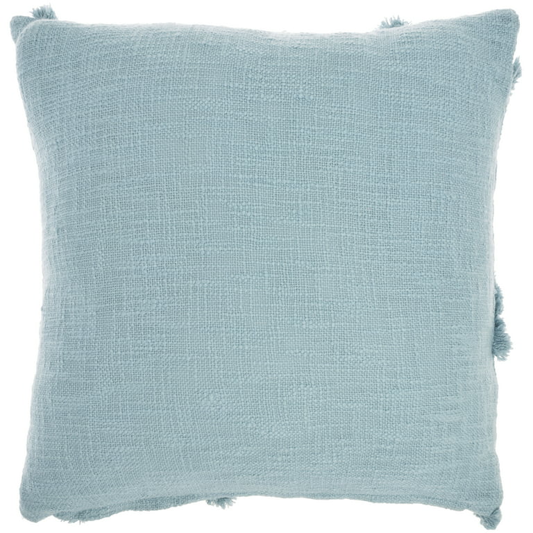 MINA VICTORY TURQUOISE & CORAL INDOOR/OUTDOOR PILLOW! 18x 18 – COASTAL  ELEGANCE