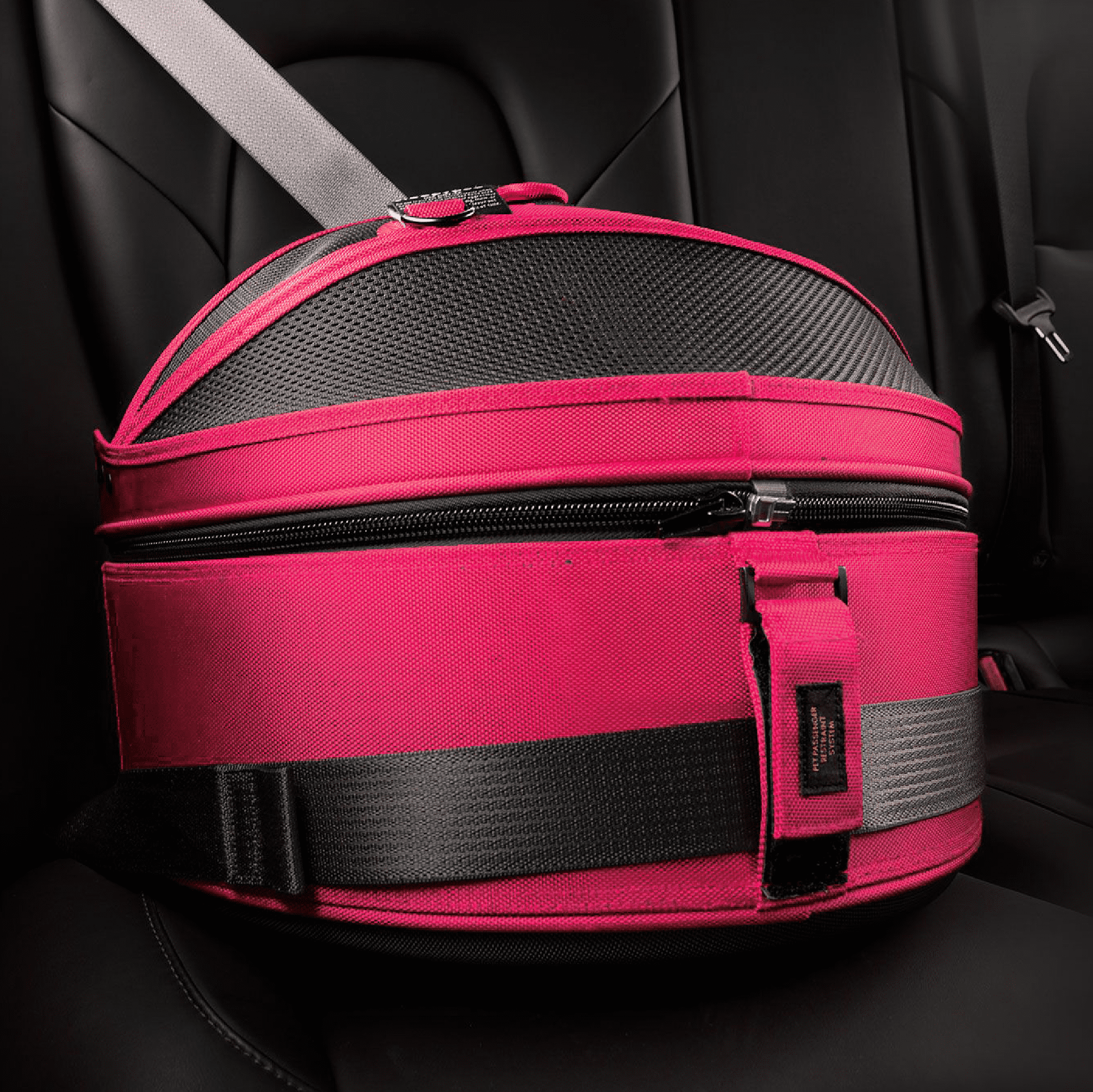 Sleepypod Mobile Pet Bed — Multi-use Travel Pet Bed, Crash-Tested Car Seat, & Carrier for Dogs and Cats up to 15 Pounds (Blossom Pink)