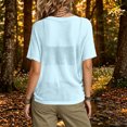 thumbnail image 4 of Posijego Womens Mesh Short Sleeve Tops V Neck Summer Casual Tunic Shirts Hollow out Beach Swimsuit Cover-Up Tops for Women, 4 of 7