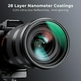 thumbnail image 4 of K&F CONCEPT 95mm CPL Filter True Color Circular Polarizers Filter with 28 Multi-Layer Coatings for Camera Lens Nano-Xcel Series, 4 of 7