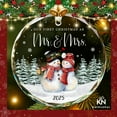 thumbnail image 4 of First Christmas Married Ornament 2025 - Just Married Ornaments, Mr and Mrs Ornaments 2025, 4 of 4