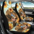 thumbnail image 3 of Yuyamidu Highland Cow Car Seat Covers Anti Slip Car Seat Covers Front Seats Only Easy to Install and Clean Removable Automotive Accessories Universal Fit for Most Vehicle, 3 of 7