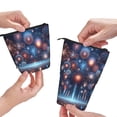 thumbnail image 3 of Kdxio Telescopic Pencil Bag Pen Holder Stationery Case,Stand-up Retractable Transformer Bag Organizer for Christmas Holiday(Fireworks1), 3 of 6