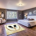 thumbnail image 3 of LaModaHome Non-Slip Rug Owl Carpet: Custom Personalized Owl Design Area Rug Washable Mat Child Stain Resistant Living Room Kitchen Carpet - Size: 4,6X6,6ft(140X200cm), 3 of 5