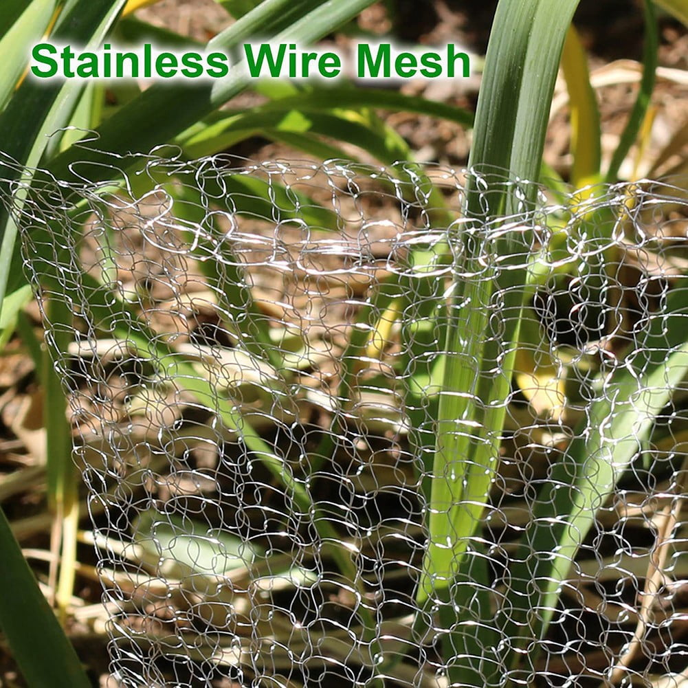 5 Pcs 5 Gallon Root Guard Gopher Proof Wire Basket Mole and Vole Mesh Wire Baskets Underground Stainless Steel Wire for Plants Root Protection